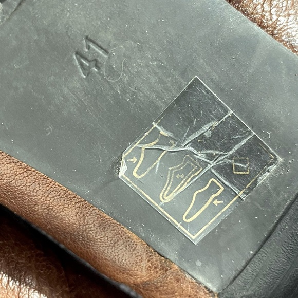 Sekoia Brown Leather Lace Up Shoes 41 - Picture 9 of 15